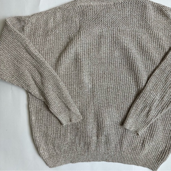 Eddie Bauer Vintage Men’s Oversized Cotton Henley Sweater USA L - Picture 11 of 13